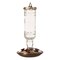 Clear Glass Vintage-Style Hummingbird Bottle Feeder with Copper Accents 10 Oz